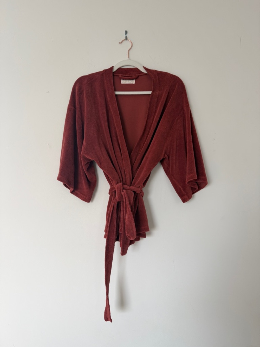 Suzie Kondi Terry Malsori Short Robe - Kinna Brown - Picture 4 of 7